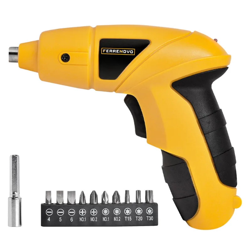 Destornillador inalámbrico USB FN-22996 16x7cm + 10 puntas Ferrenovo 1475857