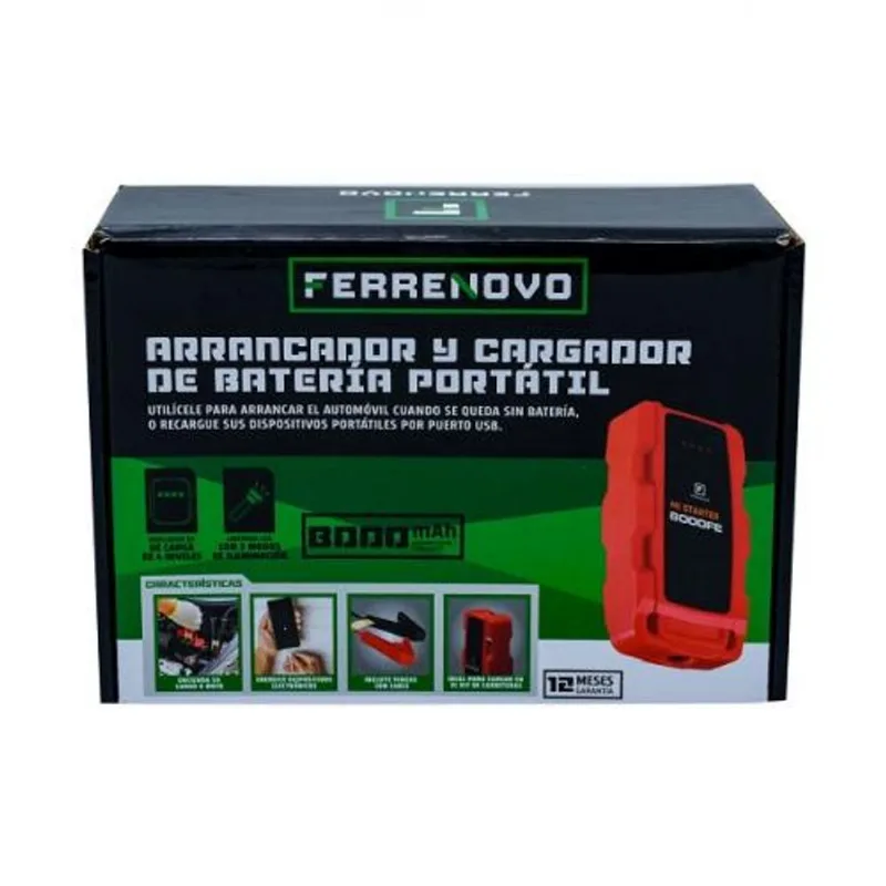 Arrancador Cargador De Bateria 8.000Mha