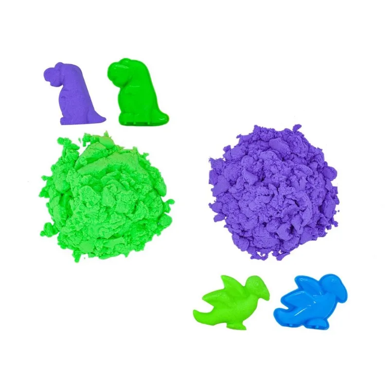 Set de Arena Moldeable Dinosaurios Monkey Doh