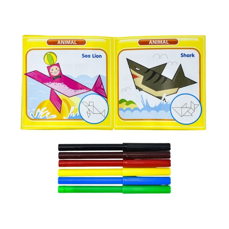 Juego de Plantillas y Arte Educativo Escolar Fun For Kids