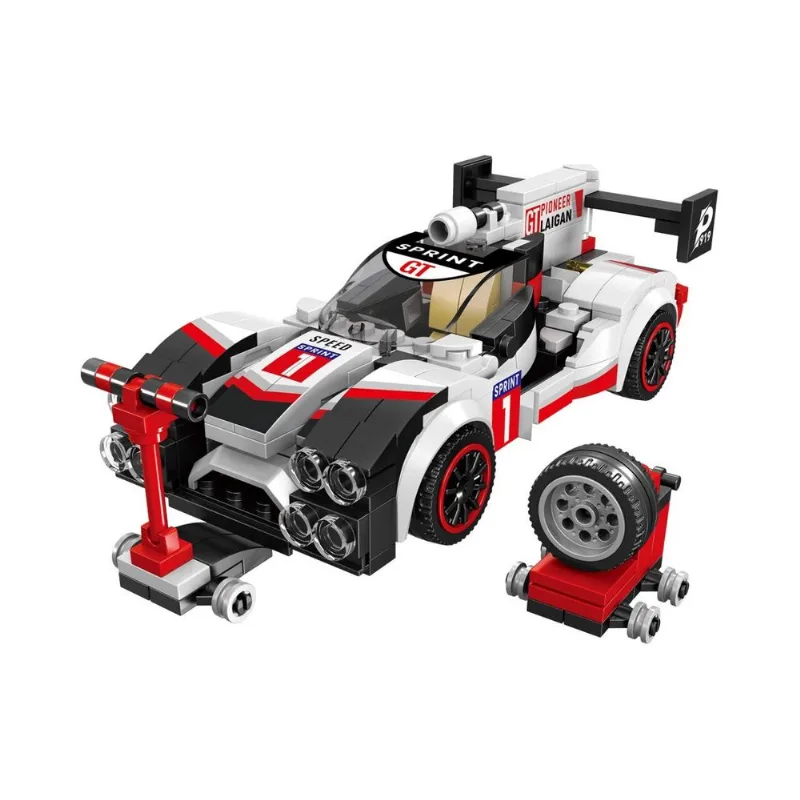 Set de Bloques Carro de Carreras F1 Blanco Blox