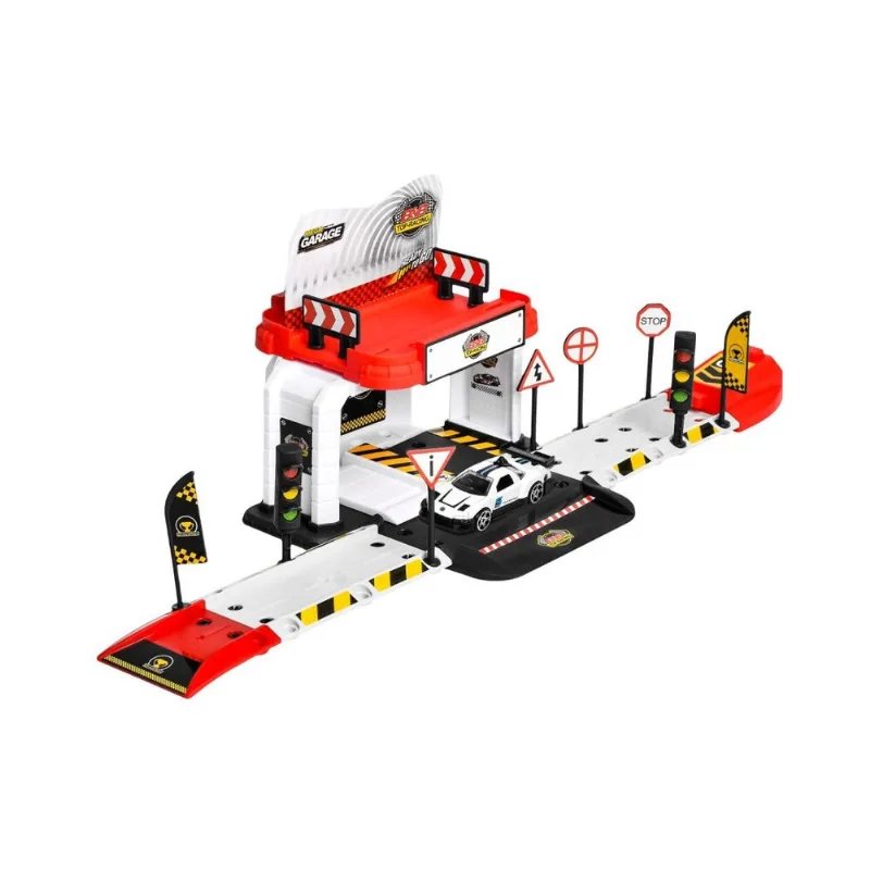 Playset Motion Racing Garaje de Autos Max Racer