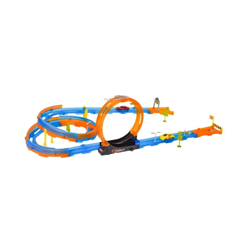 Pista Super Track con 2 Carros Max Racer