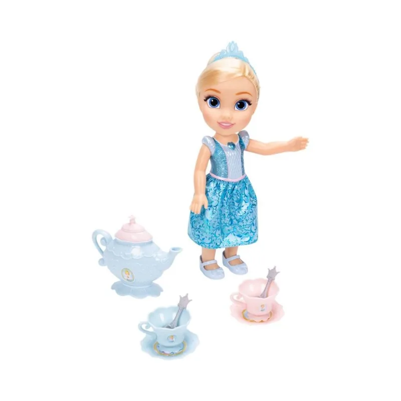 Muñeca Disney Princesa Cenicienta con Set de Té