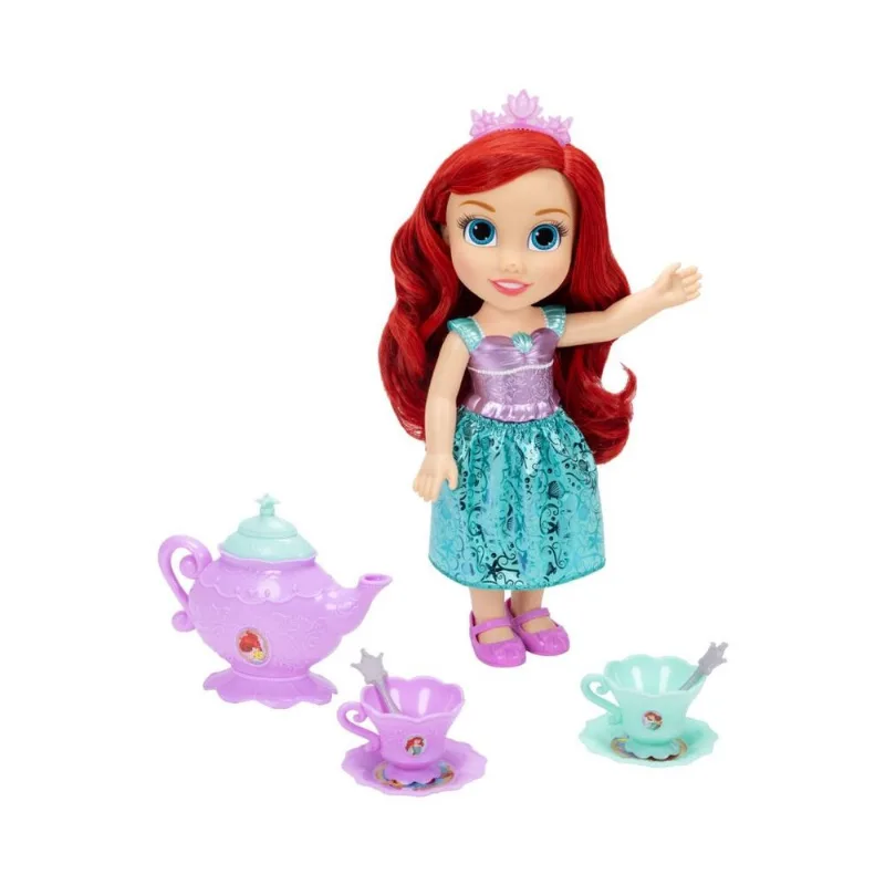Muñeca Disney Princesa Ariel con Set de Té