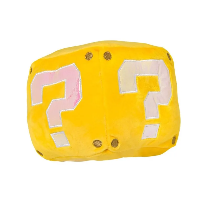 Peluche Cubo Mágico con Sonido Coleccionable Mario Bros Oficial Nintendo