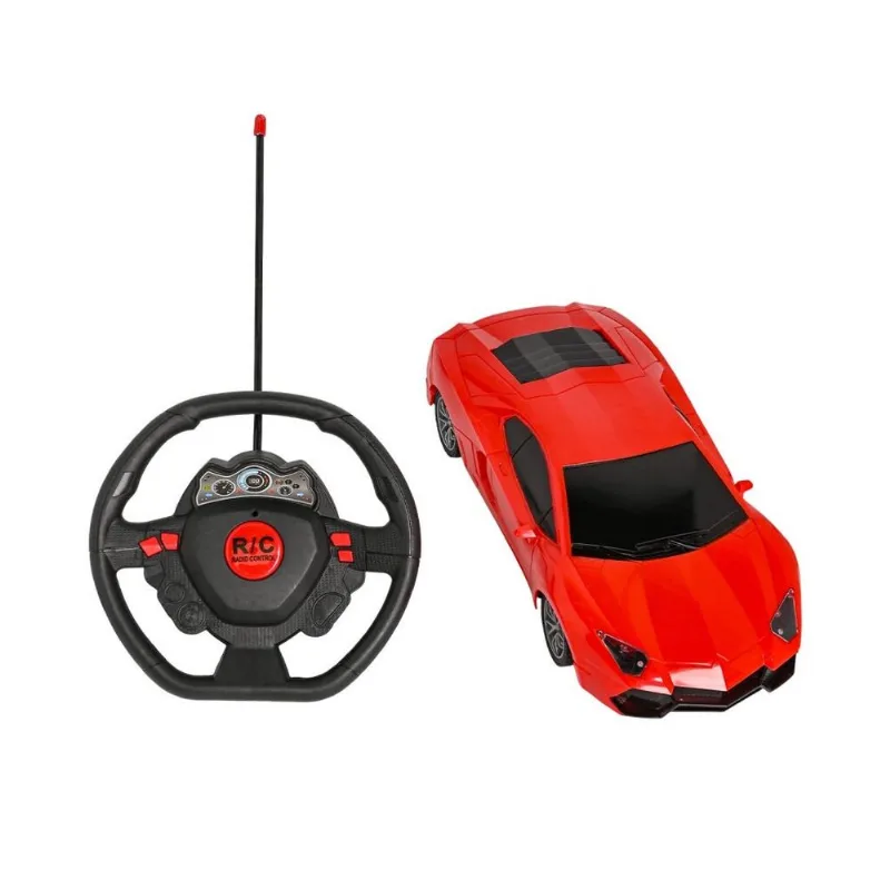 Carro Control Remoto Recargable Speed Rise Toy Logic Rojo con Luces Led 1:16