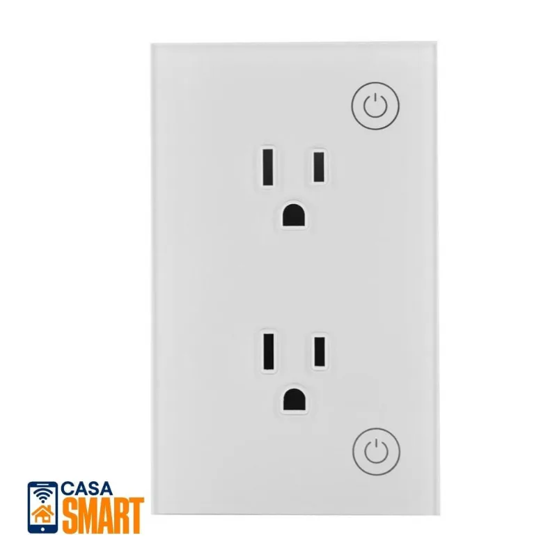 Tomacorriente Inteligente Doble Blanco VTA+