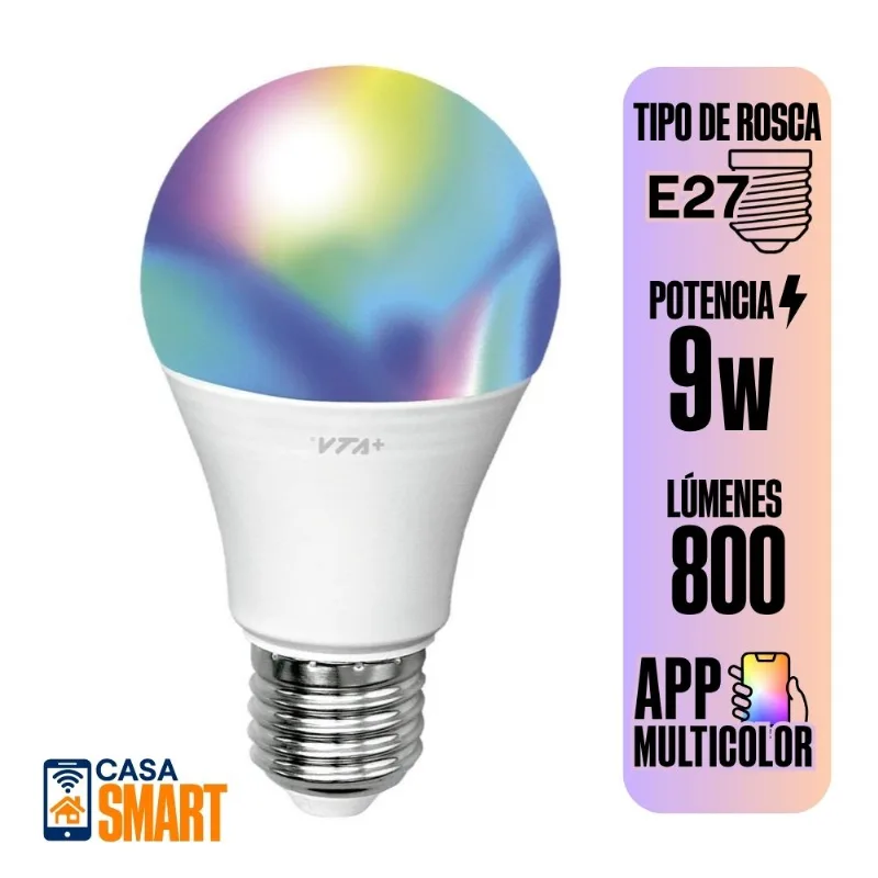 Foco Inteligente LED Bulbo A19 9W VTA+
