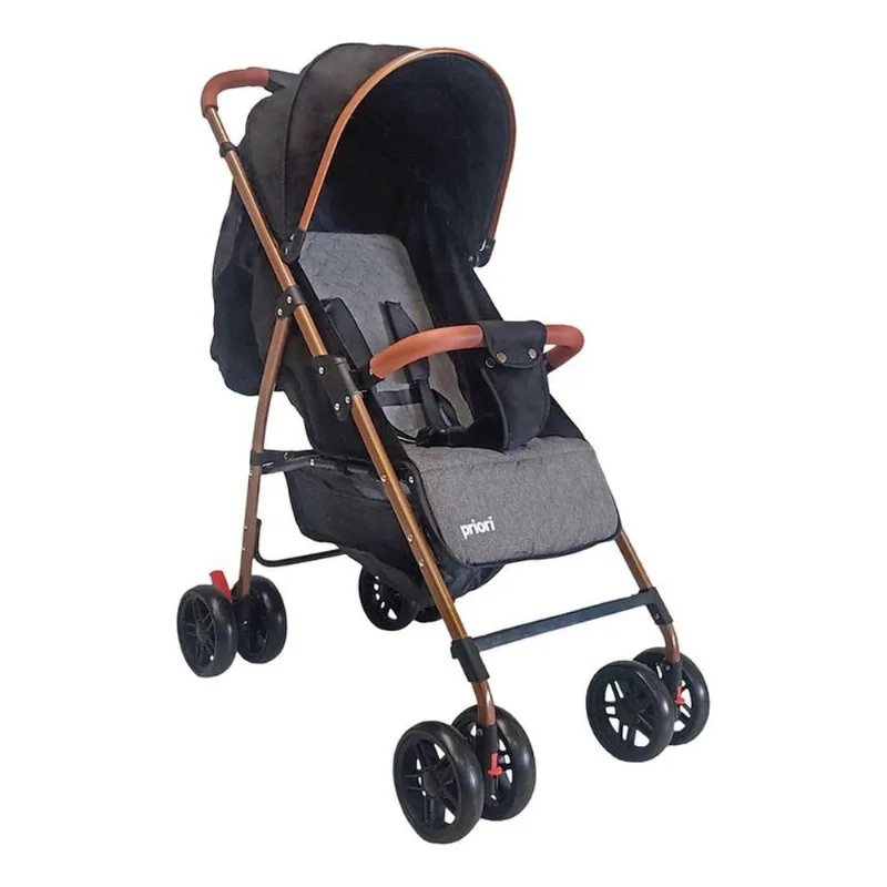 Coche Paseador Para Bebe Multiposiciones Priori Park Negro Negro