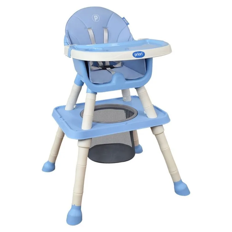 Silla De Comer Para Bebé 3 en 1 Priori Golden Azul Azul