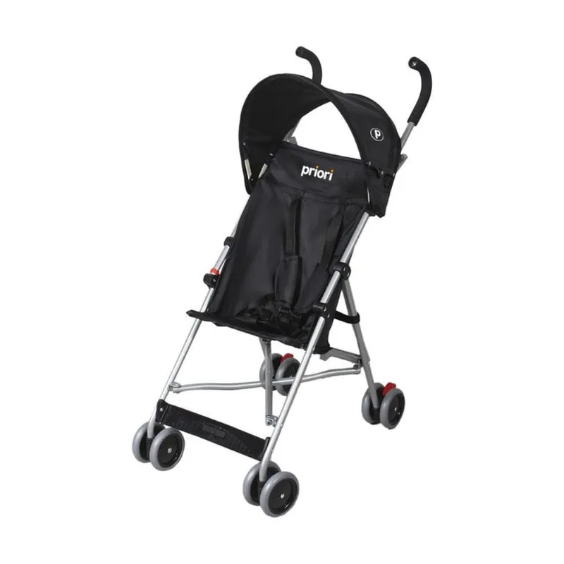 Coche Bastón Bebé Priori Ori Negro Negro