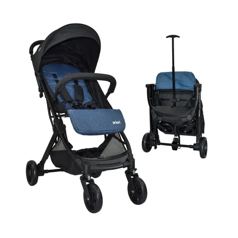 Coche Maleta Compacto Para Bebé Priori Argus Azul Azul