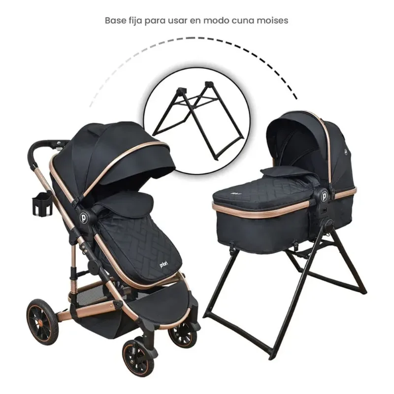 Coche Para Bebé Tipo compacto Priori Cris Negro Negro