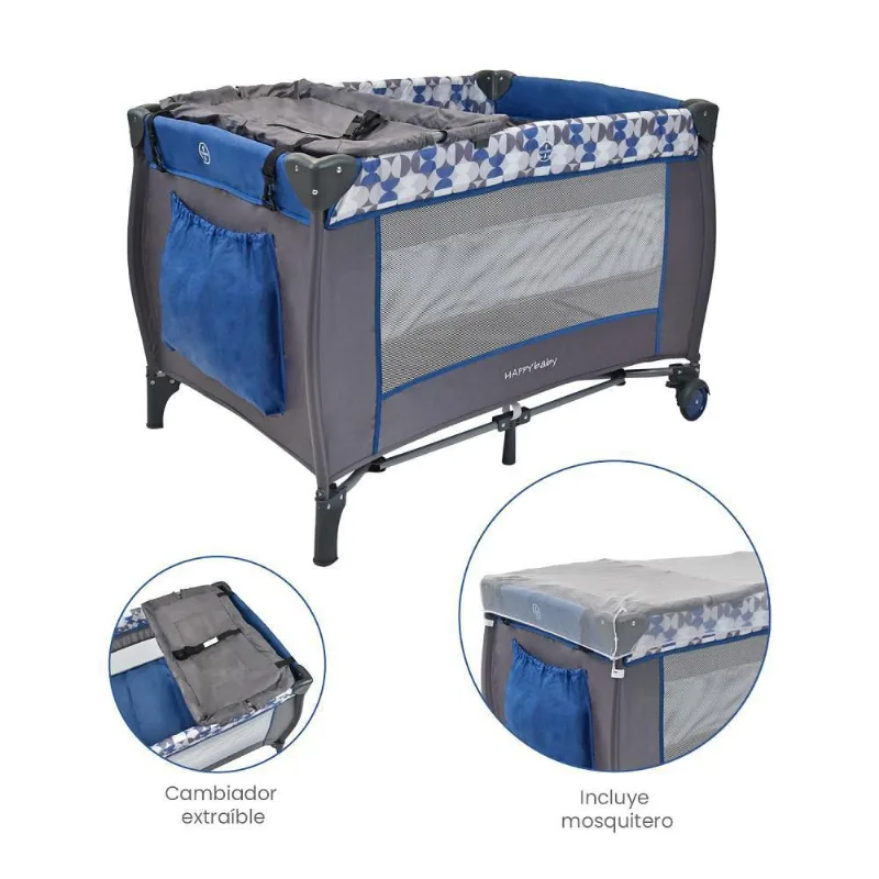 Cuna HAPPY BABY Niza Cuna null AZUL