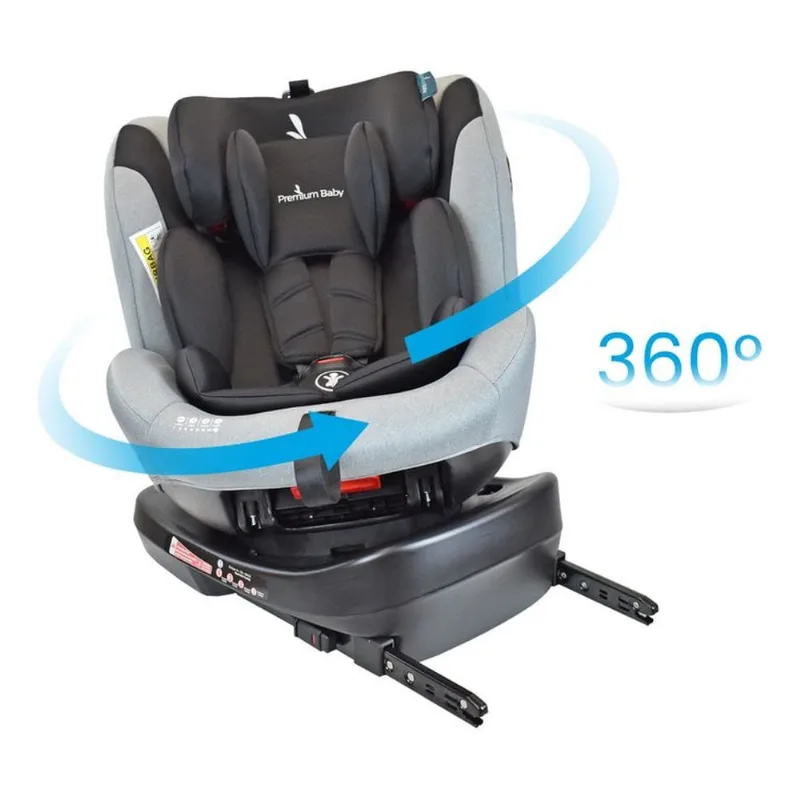 Silla de Auto Bebé Giro 360° Premium baby Winner Negro Negro