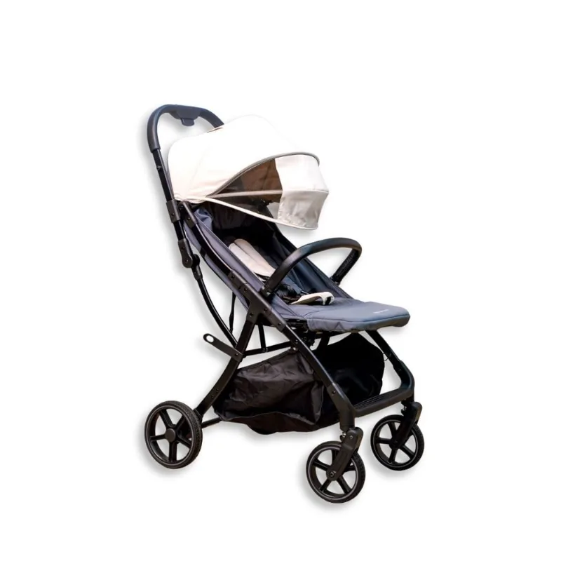 CARRINHO DE BEBE NOVA AREIA/BLACK - PREMIUM BABY