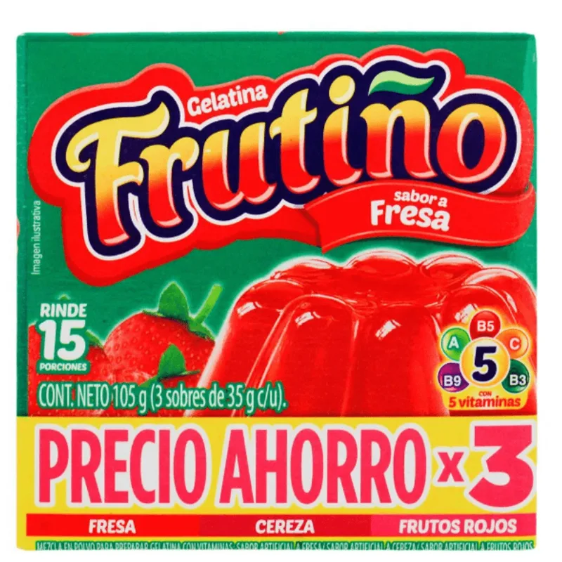 Gelat 3PK MdcFruLimf FRUTINO 105 gr