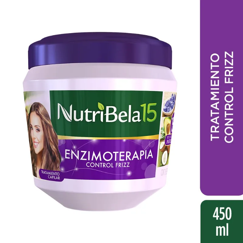 Tratamiento Capilar Nutribela Enzimoterapia Control Frizz 300 Ml