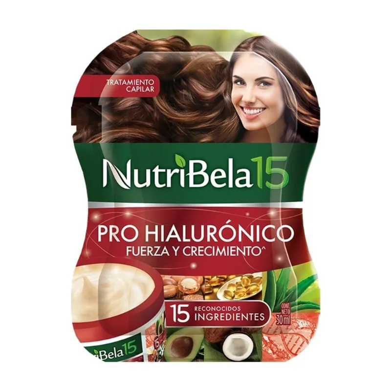 Tratamiento Capilar Nutribela Pro Hialurónico Fuerza y Crecimiento 30 Ml