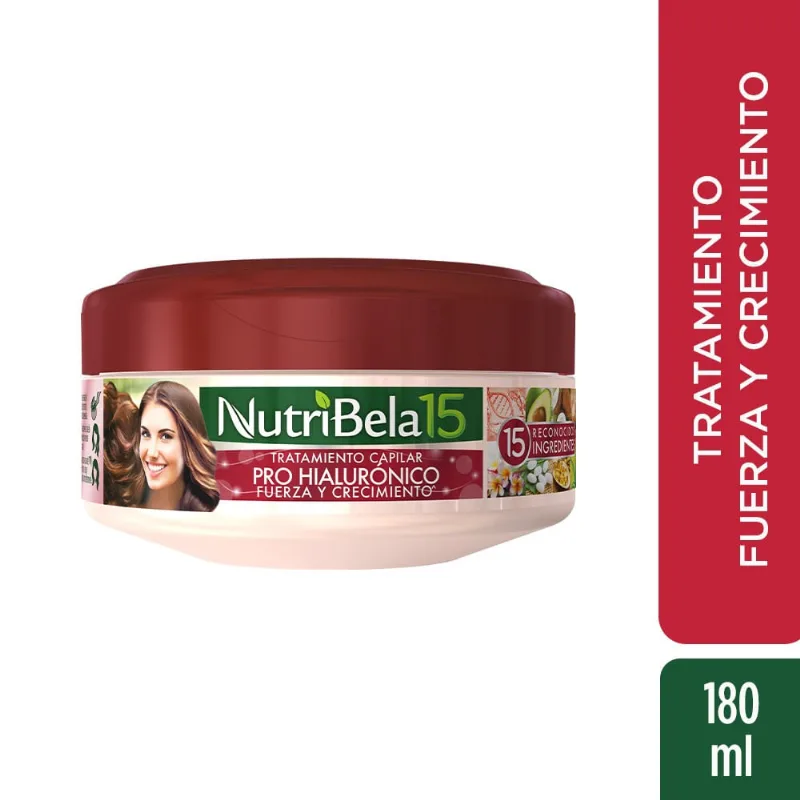 Tratamiento Capilar Nutribela Pro Hialurónico Fuerza y Crecimiento 180 Ml