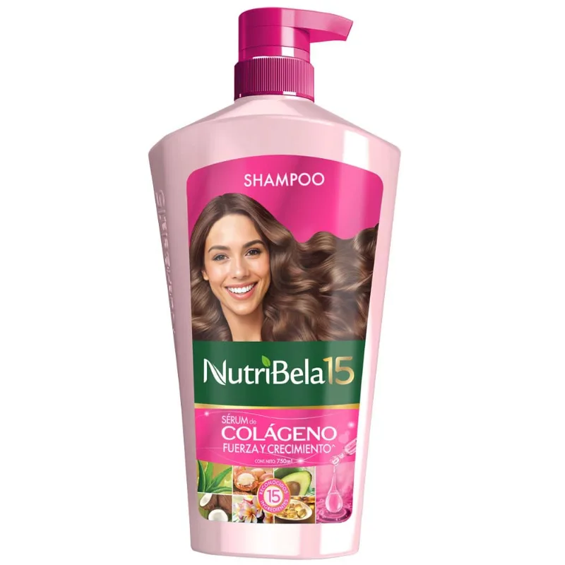 Shampoo NUTRIBELA Serúm de Colágeno Frasco 750ml