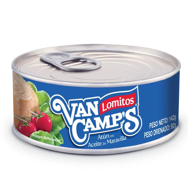Atún Aceite Van Camps 92 g drenado, 142 g neto
