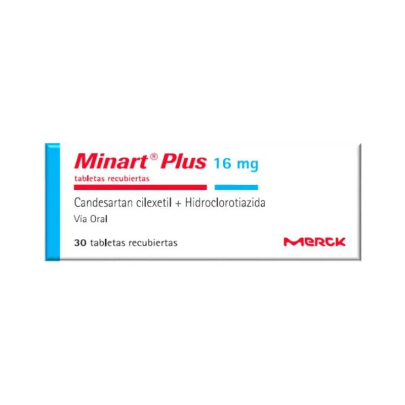 Minart Plus 16 Mg Caja con 30 Tabletas Recubiertas