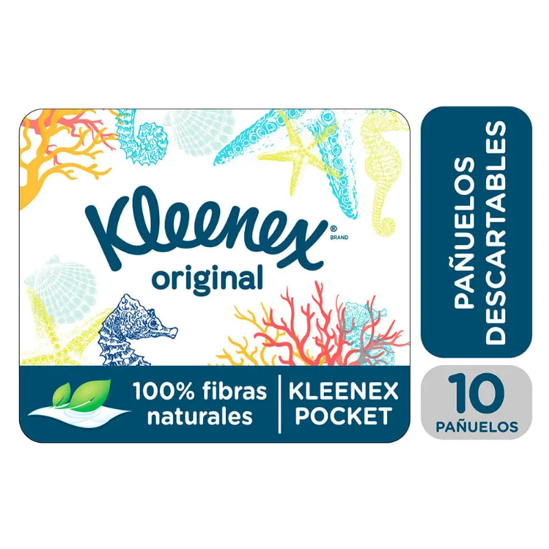 Pañuelos Kleenex Desc Pocket Disney 4 Paquete X 10 U