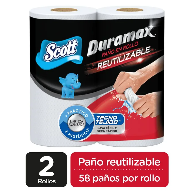 PAÑOS REUTILIZABLES DURAMAX x SCOTT 2 und