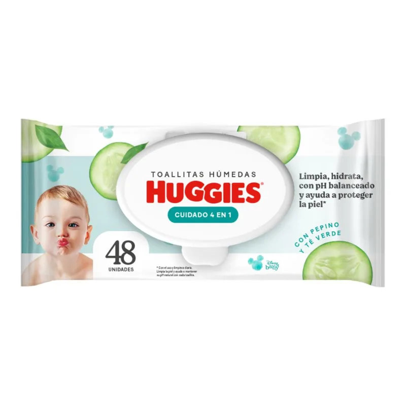 Toallas Húmedas Huggies One & Done 48 un.