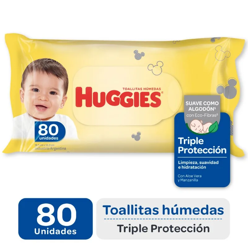 Toallas Húmedas Limpieza Cotidiana 80 un.