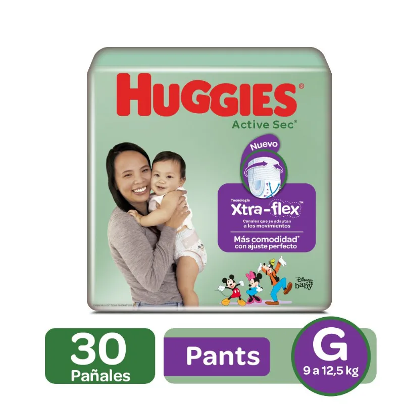 PAÑAL PANTS FASHION G HUGGIES 30 und