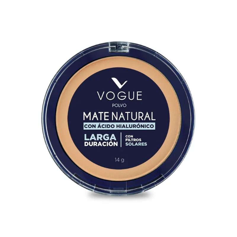 Polvo Compacto Vogue Mate Natural Canela