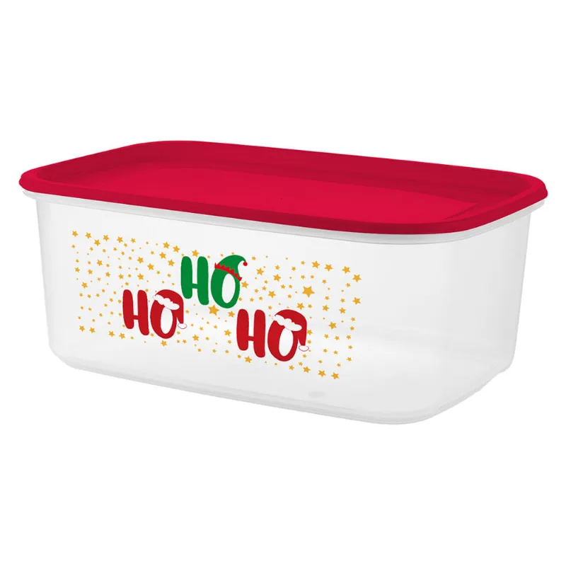 Caja organizadora plástico 16L diseño Navidad Estra