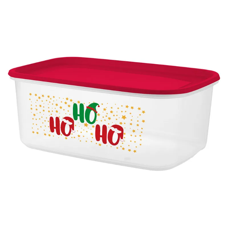 Caja organizadora plástico 8L diseño Navidad Estra
