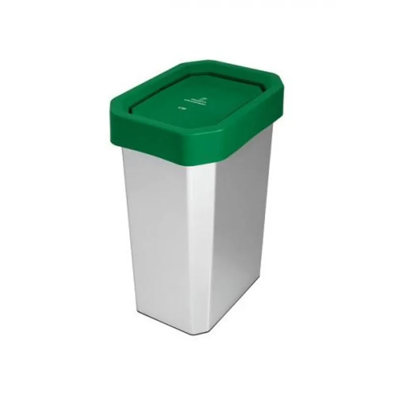 Caneca Estrabins Vaiven 10L Verde-Organico Aprovechable-Iml Metalizado