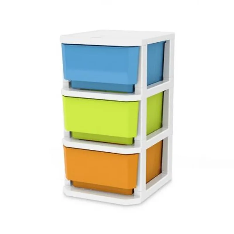 Cajonera grande x3 Sr Blanco-Azul-Verde-Naranja