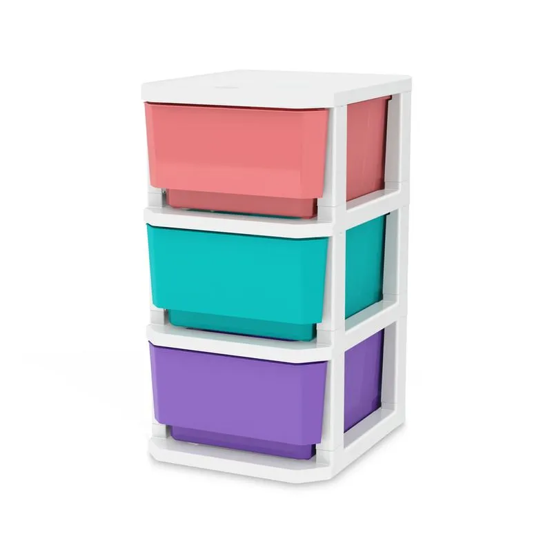 Large drawer x3 mr Big Drawer X3 SR White-Coral-Verde-Morable drawers