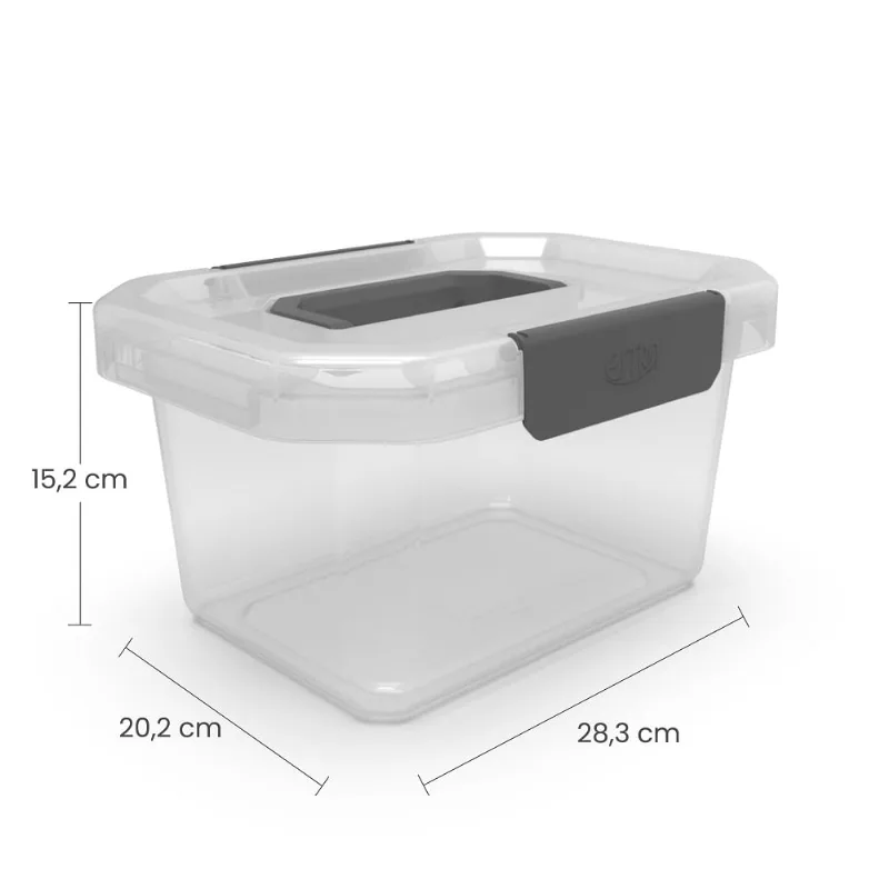 Caja Organizadora Con Manija 4L Natural