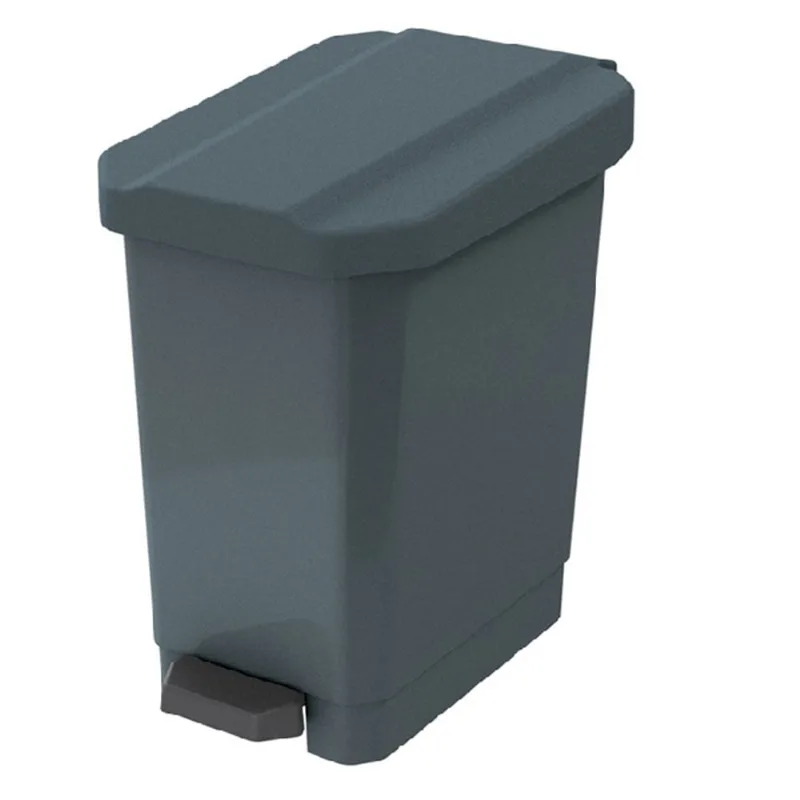 Caneca papelera pedal 5 litros Estrabins gris