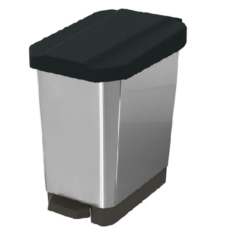 Caneca papelera pedal 5 litros Estrabins negro