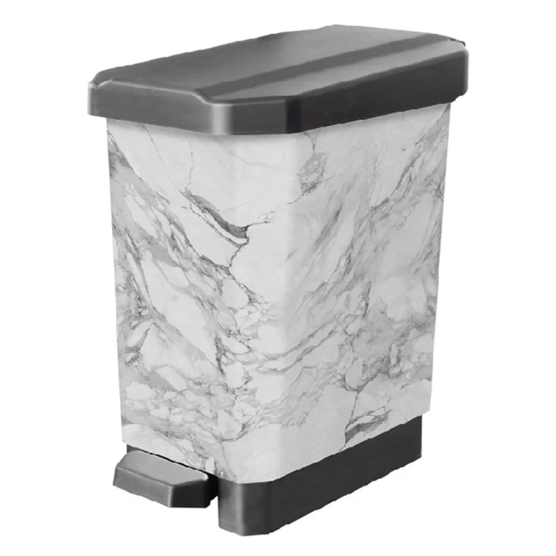 Caneca papelera pedal 5 litros Estrabin gris