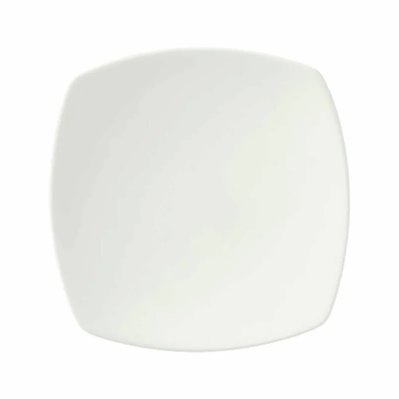 Plato postre cuadrado 22 cm.