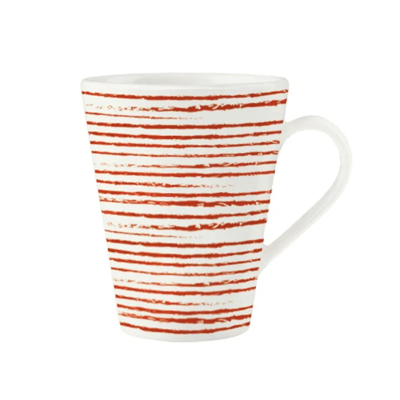 Jarro mug Corona trazos rojo 280 ml