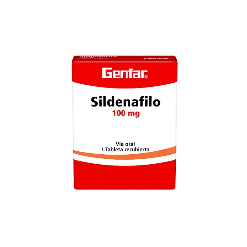 Sildenafilo 100 Mg Caja 1 Tableta Recubierta
