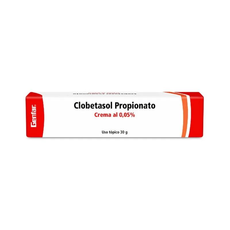 Clobetasol Propionato Crema 0.05 % Caja con Tubo con 30 G - Genfar
