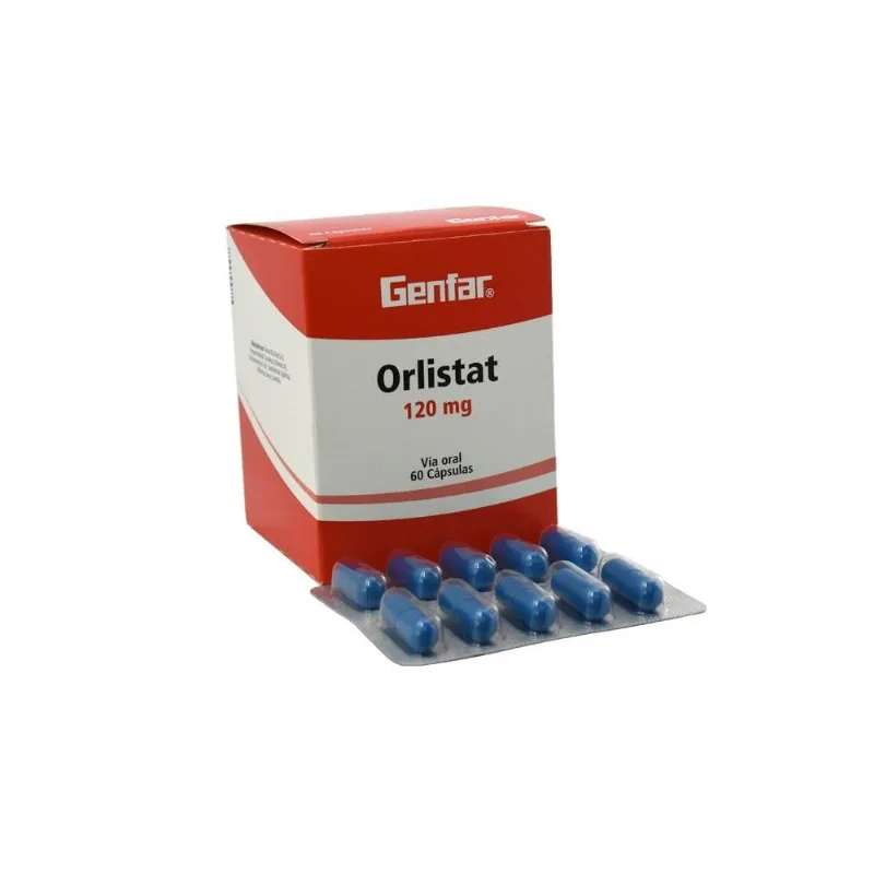 Orlistat 120 Mg Genfar Caja con 60 Cápsulas
