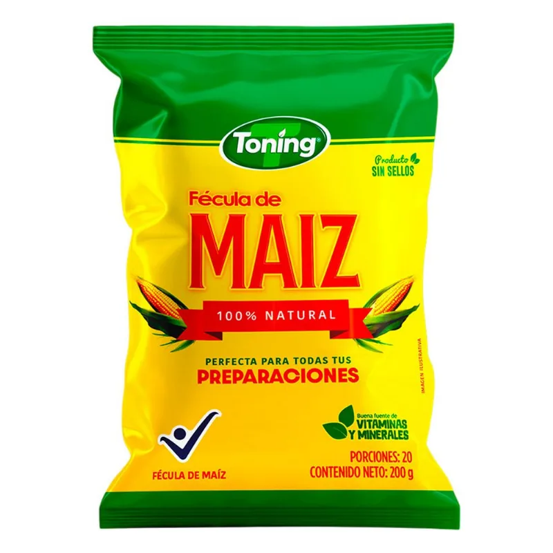 Fécula TONING de maíz 100% natural (200 gr)