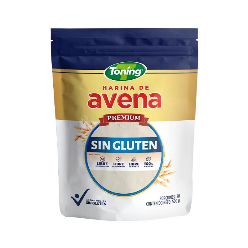 Harina de avena TONING sin gluten (500 gr)